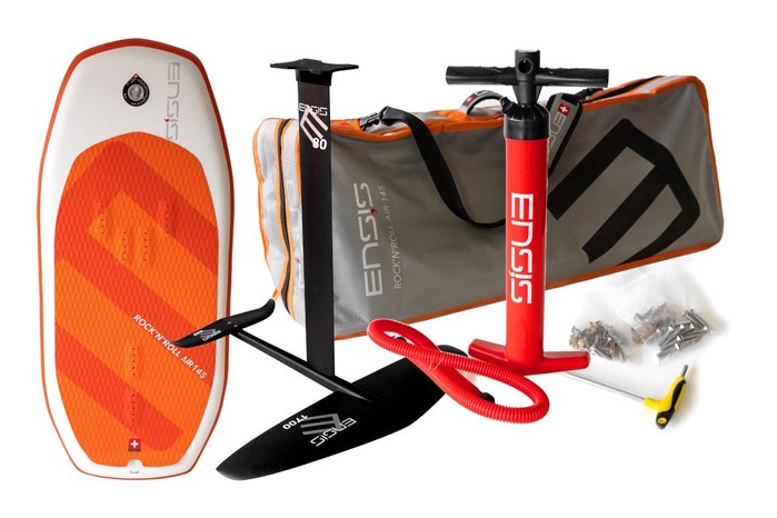 ENSIS Wing Foil Board & Wing Foil Kombo Rock'n Roll Air + Trackster Foil Set 2024